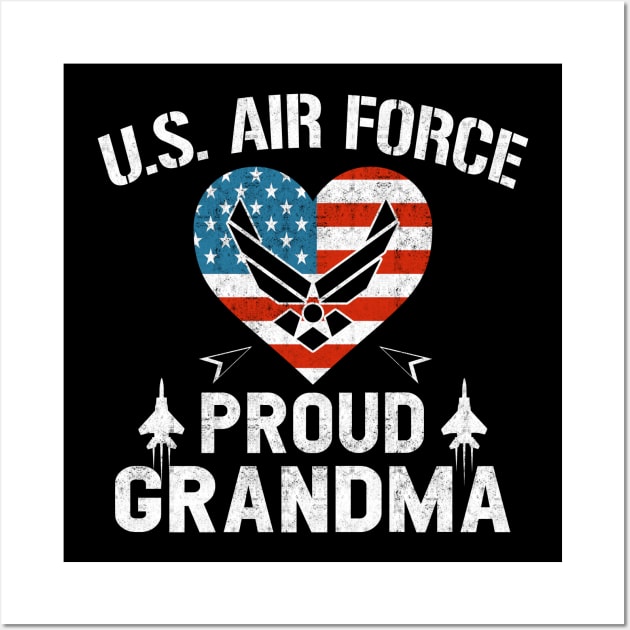 Proud Air Force Grandma USAF Wall Art by Otis Patrick